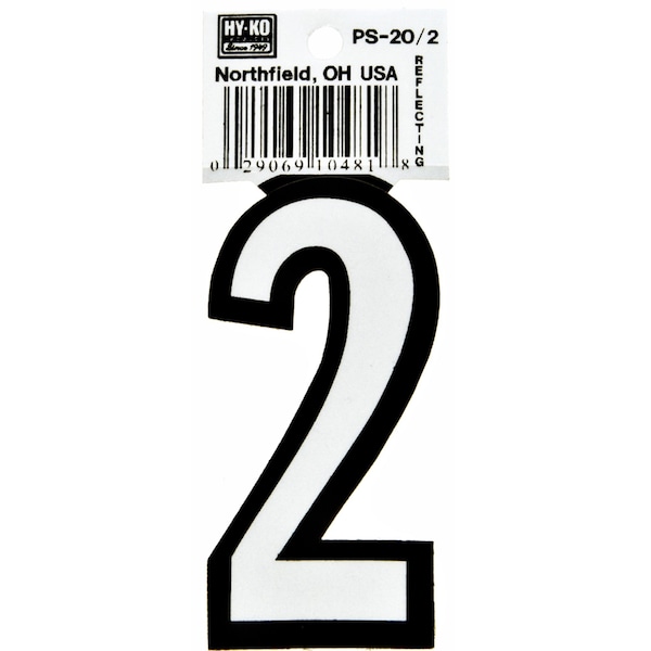 Hy-Ko 3.25In Boat Number 2, 10PK A10481 - main